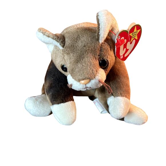 Ty Original Beanie Baby Pounce 1997 Aug 28 cat kitty retired - Picture 1 of 9